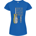 Screwdriver Funny Carpenter Electrician DIY Womens Petite Cut T-Shirt Royal Blue
