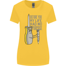 Screwdriver Funny Carpenter Electrician DIY Womens Wider Cut T-Shirt Yellow