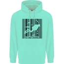 Scuba Barcode Diving Diver Dive Funny Childrens Kids Hoodie Peppermint