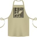 Scuba Barcode Diving Diver Dive Funny Cotton Apron 100% Organic Khaki