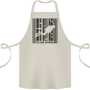 Scuba Barcode Diving Diver Dive Funny Cotton Apron 100% Organic Natural