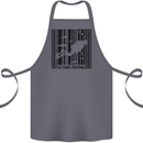 Scuba Barcode Diving Diver Dive Funny Cotton Apron 100% Organic Steel