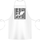 Scuba Barcode Diving Diver Dive Funny Cotton Apron 100% Organic White