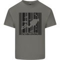 Scuba Barcode Diving Diver Dive Funny Kids T-Shirt Childrens Charcoal