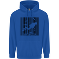 Scuba Barcode Diving Diver Dive Funny Mens 80% Cotton Hoodie Royal Blue