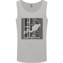 Scuba Barcode Diving Diver Dive Funny Mens Vest Tank Top Sports Grey