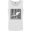 Scuba Barcode Diving Diver Dive Funny Mens Vest Tank Top White