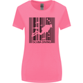 Scuba Barcode Diving Diver Dive Funny Womens Wider Cut T-Shirt Azalea