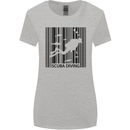 Scuba Barcode Diving Diver Dive Funny Womens Wider Cut T-Shirt Sports Grey