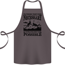Scuba Dive No Explanation Funny Diving Cotton Apron 100% Organic Dark Grey
