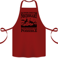 Scuba Dive No Explanation Funny Diving Cotton Apron 100% Organic Maroon