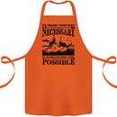 Scuba Dive No Explanation Funny Diving Cotton Apron 100% Organic Orange