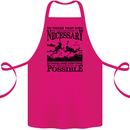 Scuba Dive No Explanation Funny Diving Cotton Apron 100% Organic Pink