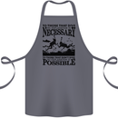 Scuba Dive No Explanation Funny Diving Cotton Apron 100% Organic Steel