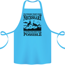 Scuba Dive No Explanation Funny Diving Cotton Apron 100% Organic Turquoise