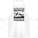 Scuba Dive No Explanation Funny Diving Cotton Apron 100% Organic White