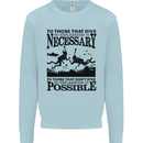 Scuba Dive No Explanation Funny Diving Kids Sweatshirt Jumper Light Blue