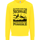 Scuba Dive No Explanation Funny Diving Kids Sweatshirt Jumper Yellow
