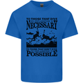 Scuba Dive No Explanation Funny Diving Kids T-Shirt Childrens Royal Blue