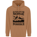 Scuba Dive No Explanation Funny Diving Mens 80% Cotton Hoodie Caramel Latte
