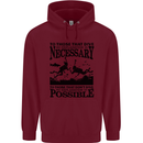 Scuba Dive No Explanation Funny Diving Mens 80% Cotton Hoodie Maroon