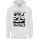 Scuba Dive No Explanation Funny Diving Mens 80% Cotton Hoodie White