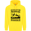 Scuba Dive No Explanation Funny Diving Mens 80% Cotton Hoodie Yellow