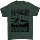 Scuba Dive No Explanation Funny Diving Mens T-Shirt Cotton Gildan Forest Green