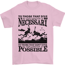 Scuba Dive No Explanation Funny Diving Mens T-Shirt Cotton Gildan Light Pink