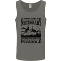 Scuba Dive No Explanation Funny Diving Mens Vest Tank Top Charcoal