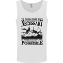 Scuba Dive No Explanation Funny Diving Mens Vest Tank Top White