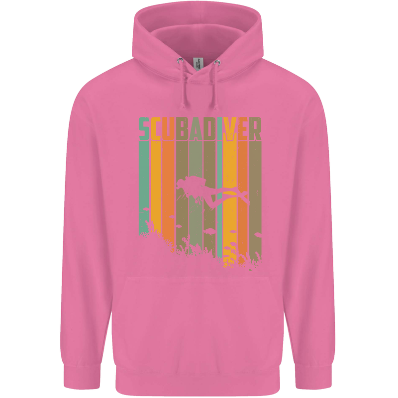 Scuba Diver Diving Dive Childrens Kids Hoodie Azalea