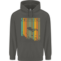 Scuba Diver Diving Dive Childrens Kids Hoodie Storm Grey