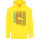 Scuba Diver Diving Dive Childrens Kids Hoodie Yellow