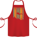 Scuba Diver Diving Dive Cotton Apron 100% Organic Red