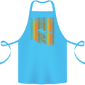 Scuba Diver Diving Dive Cotton Apron 100% Organic Turquoise