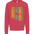 Scuba Diver Diving Dive Kids Sweatshirt Jumper Heliconia