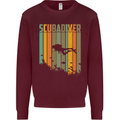 Scuba Diver Diving Dive Kids Sweatshirt Jumper Maroon