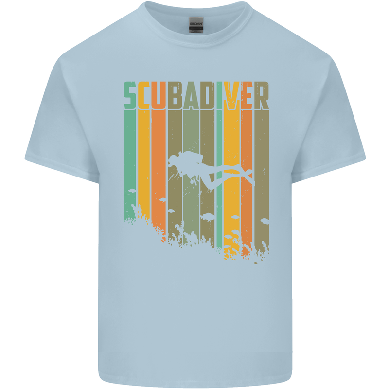 Scuba Diver Diving Dive Kids T-Shirt Childrens Light Blue