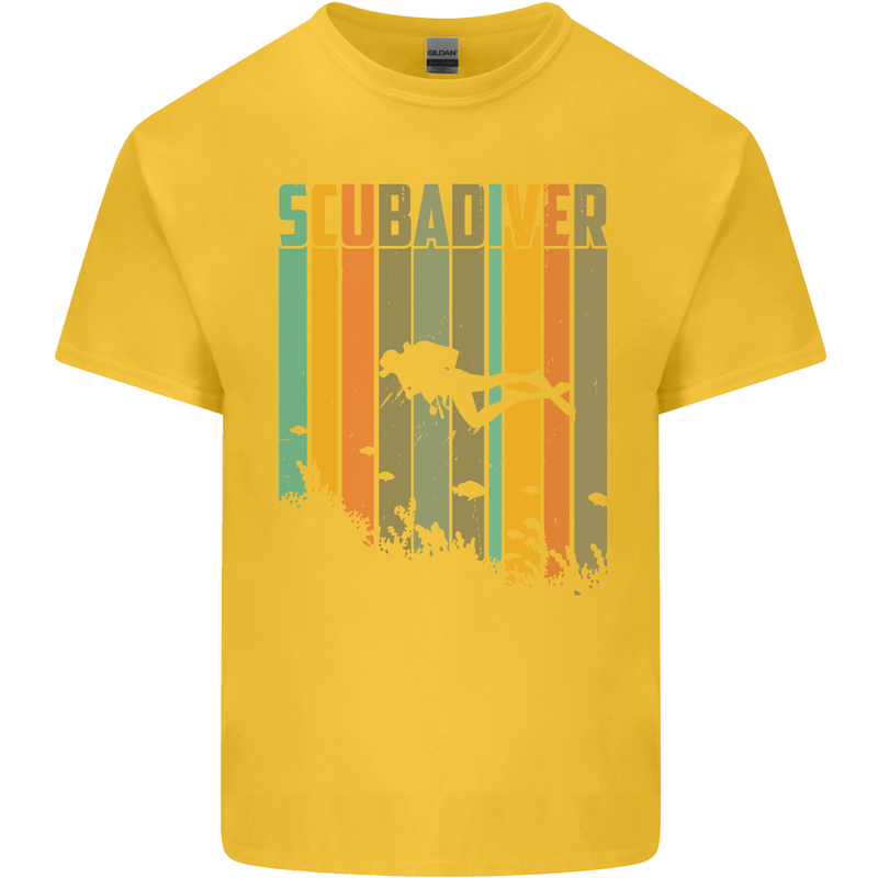 Scuba Diver Diving Dive Kids T-Shirt Childrens Yellow