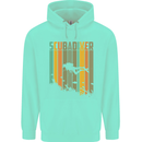 Scuba Diver Diving Dive Mens 80% Cotton Hoodie Peppermint