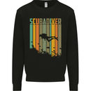 Scuba Diver Diving Dive Mens Sweatshirt Jumper Black