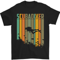 Scuba Diver Diving Dive Mens T-Shirt Cotton Gildan Black