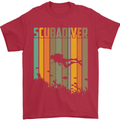 Scuba Diver Diving Dive Mens T-Shirt Cotton Gildan Red