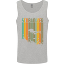 Scuba Diver Diving Dive Mens Vest Tank Top Sports Grey