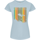 Scuba Diver Diving Dive Womens Petite Cut T-Shirt Light Blue
