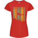 Scuba Diver Diving Dive Womens Petite Cut T-Shirt Red