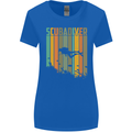 Scuba Diver Diving Dive Womens Wider Cut T-Shirt Royal Blue