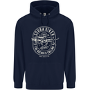 Scuba Diver the Ocean Is Calling Diving Childrens Kids Hoodie Navy Blue