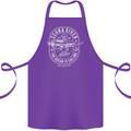 Scuba Diver the Ocean Is Calling Diving Cotton Apron 100% Organic Purple